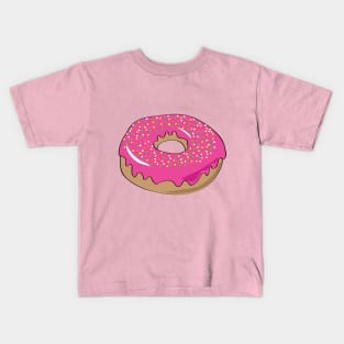 Pink sprinkled donut Kids T-Shirt